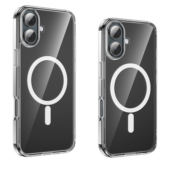 Borofone Case BI5 Ice Shield Magnetic Iphone 16 Plus transparent