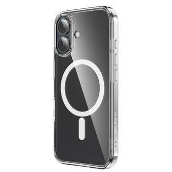 Borofone Case BI5 Ice Shield Magnetic Iphone 16 Plus transparent