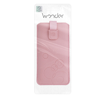 Kieszonka WONDER Deko (ROZMIAR XL) do Iphone 15/15 Pro/Iphone 16/16 Pro/Samsung S24/S24 Plus/S25/S25 Plus/A53/A55 5G różowa