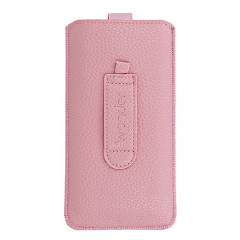 Kieszonka WONDER Deko (ROZMIAR XXL) do Samsung S25 Ultra/S24 Ultra/M35/M23/A16 5G/Xiaomi Redmi 14C różowa