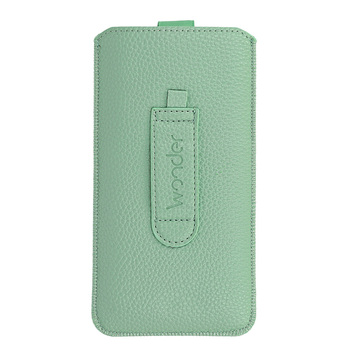 WONDER Deko Pouch Case (Size XL) for Iphone 15/15 Pro/Iphone 16/16 Pro/Samsung S24/S24 Plus/S25/S25 Plus/A53/A55 5G green