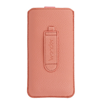 Kieszonka WONDER Deko (ROZMIAR XXL) do Samsung S25 Ultra/S24 Ultra/M35/M23/A16 5G/Xiaomi Redmi 14C brzoskwiniowa