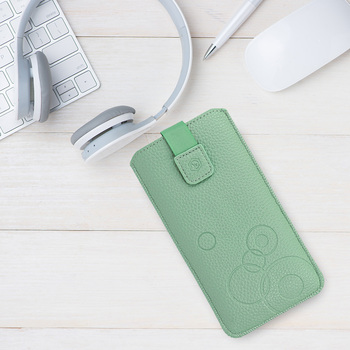 Kieszonka WONDER Deko (ROZMIAR XXL) do Samsung S25 Ultra/S24 Ultra/M35/M23/A16 5G/Xiaomi Redmi 14C zielona
