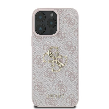 Oryginalne Etui GUESS 4G Big Logo GUHCP16X4GMGPI do Iphone 16 Pro Max różowy