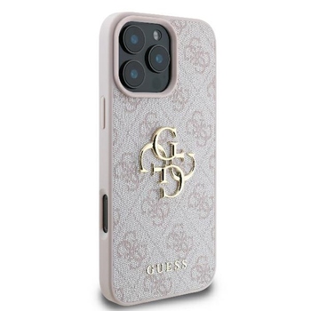 Oryginalne Etui GUESS 4G Big Logo GUHCP16X4GMGPI do Iphone 16 Pro Max różowy