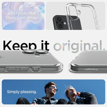 Etui SPIGEN Ultra Hybrid ACS08069 do Iphone 16 Plus - Crystal Clear