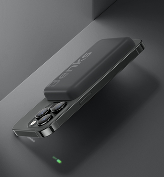 Benks Power bank 6000mAh MP10 - Typ C - magnetyczny z ładowaniem indukcyjnym czarny