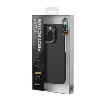 Benks Etui Magnetic Armor Air Kevlar PC Frame 600D do Iphone 16 Plus czarny