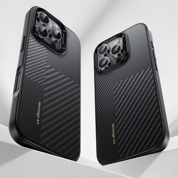 Benks Montage Magnetic Armor Pro Kevlar Case Metal Frame 600D+1500D for Iphone 16 black