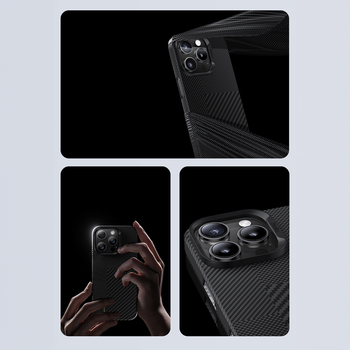 Benks Montage Magnetic Armor Air Kevlar Case PC Frame 600D+1500D (M063) for Iphone 16 black