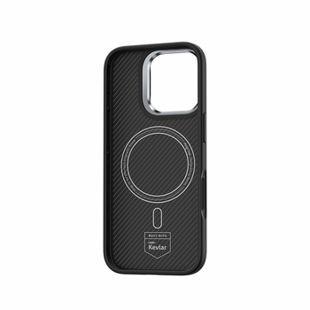 Benks Magnetic Armor Pro Kevlar Case Metal Frame 600D for Iphone 16 black