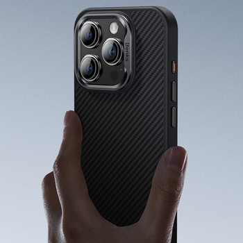 Benks Magnetic Armor Pro Kevlar Case Metal Frame 600D for Iphone 16 black