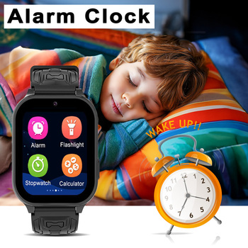 Blavec Smartwatch K-02 Kids Voice Call / GPS / 4G / SOS (SWK02-B) black
