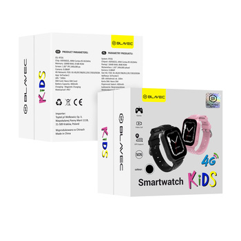 Blavec Smartwatch K-02 Kids Voice Call / GPS / 4G / SOS (SWK02-B) black