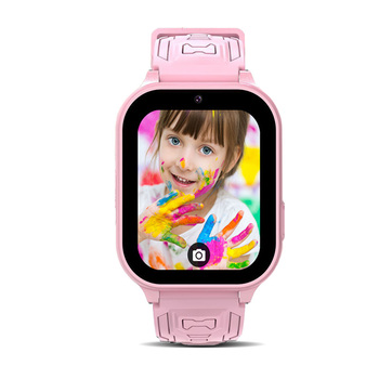 Blavec Smartwatch K-02 Kids Voice Call / GPS / 4G / SOS (SWK02-P) różowy