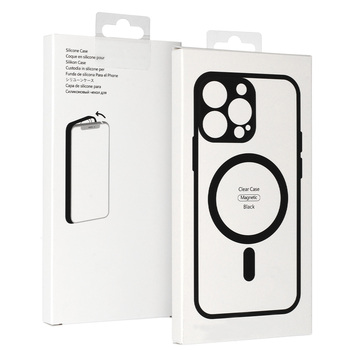 Acrylic Color Magsafe Case for Iphone 16 Pro Max black