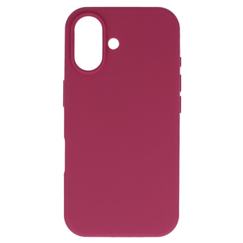 Silicone Lite Case do Iphone 16 bordowy
