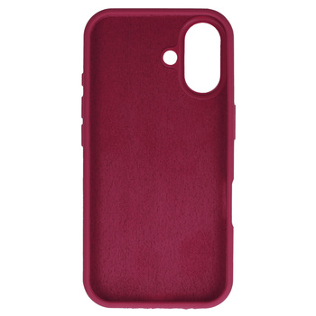 Silicone Lite Case do Iphone 16 bordowy