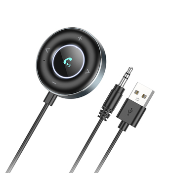 Borofone Odbiornik dźwięku Bluetooth AUX BC58 Gamble szary