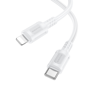 Borofone Kabel BX111 Feliz - Typ C na Lightning - PD 27W 1 metr biały