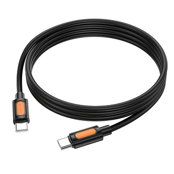 Borofone Kabel BX114 Structure - Typ C na Typ C - PD 60W 3A 1 metr czarny