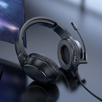 Borofone Headphones BO109 Bountiful gaming with microphone black