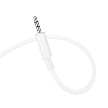 Borofone Kabel AUX BL21 Lemon - jack 3,5mm na jack 3,5mm - 1 metr biały