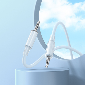 Borofone Kabel AUX BL21 Lemon - jack 3,5mm na jack 3,5mm - 1 metr biały