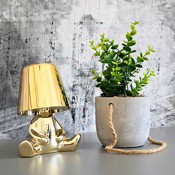 Lampka nocna Golden Man wzór B