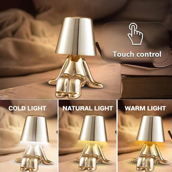 Night lamp Golden Man design H