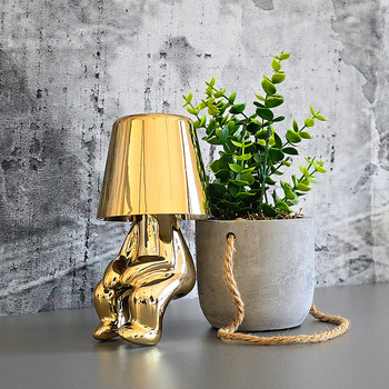 Lampka nocna Golden Man wzór L
