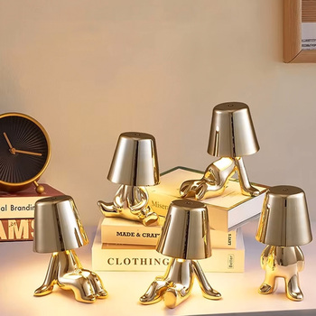 Lampka nocna Golden Man wzór L