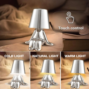 Night lamp Silver Man design A