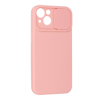 Camshield Soft do Iphone 14 Łososiowy