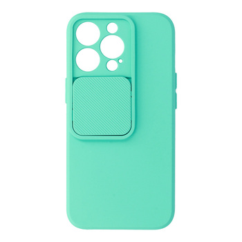 Camshield Soft do Iphone 13 Pro Miętowy