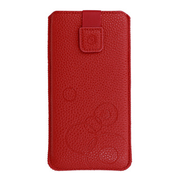 Kieszonka WONDER Deko (ROZMIAR XXL) do Samsung S25 Ultra/S24 Ultra/M35/M23/A16 5G/Xiaomi Redmi 14C czerwona