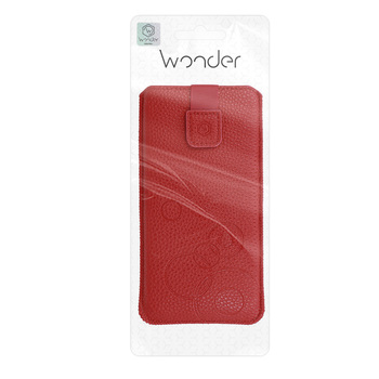 Kieszonka WONDER Deko (ROZMIAR XXL) do Samsung S25 Ultra/S24 Ultra/M35/M23/A16 5G/Xiaomi Redmi 14C czerwona