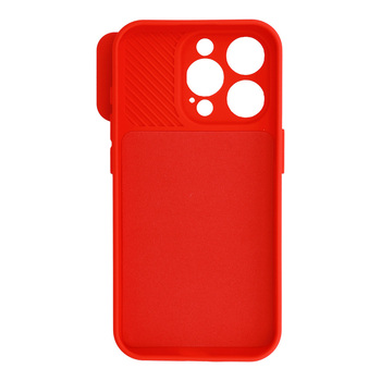Camshield Soft do Iphone 15 Pro Czerwony