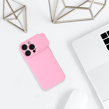 Camshield Soft do Iphone 15 Pro Max Jasnoróżowy