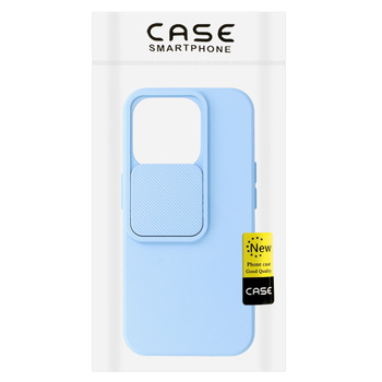 Camshield Soft do Iphone 15 Pro Jasnoniebieski
