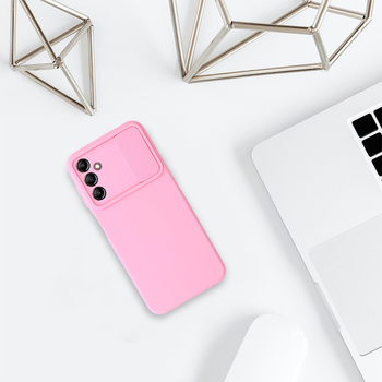 Camshield Soft do Samsung Galaxy A14 4G/5G Jasnoróżowy