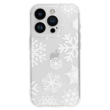 TEL PROTECT Christmas Clear Case do Iphone 14 Pro Wzór 4