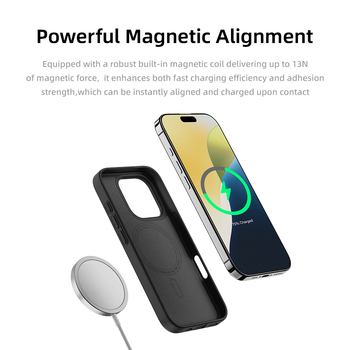 Rock Ultra Thin Aramid Fiber Kevlar 600D Case for Iphone 16 Pro Max black