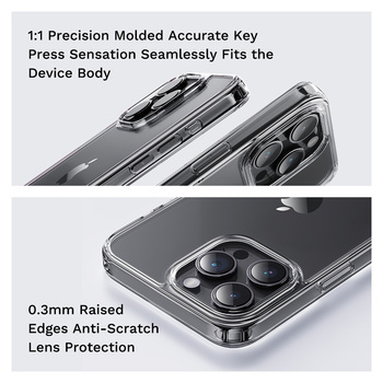 Rock Pure Series Case for Iphone 16 Pro Max transparent