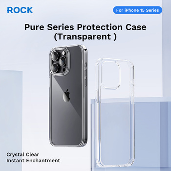 Rock Pure Series Case for Iphone 16 Pro Max transparent