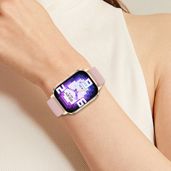 Blavec Smartwatch W-18 Hellia HD AMOLED Voice Call (SWW18-P) różowy