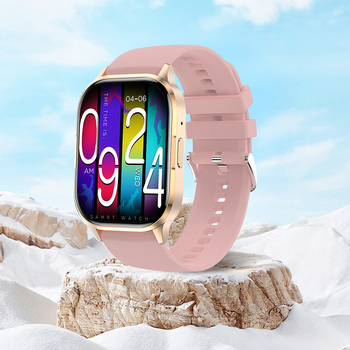 Blavec Smartwatch W-18 Hellia HD AMOLED Voice Call (SWW18-P) różowy