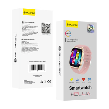 Blavec Smartwatch W-18 Hellia HD AMOLED Voice Call (SWW18-P) różowy