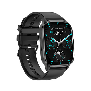 Blavec Smartwatch W-18 Hellia HD AMOLED Voice Call (SWW18-B) czarny