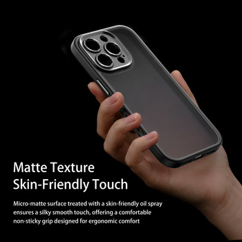 Rock Etui Guard Touch Matte Series do Iphone 16 Plus czarne